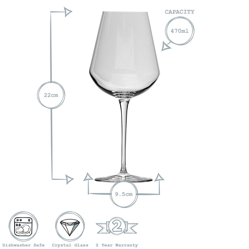 470ml Inalto Uno Wine Glasses - Pack of Six