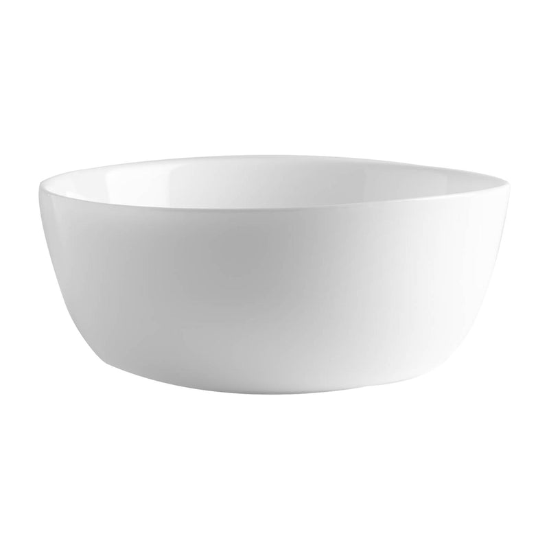 Bormioli Rocco Toledo Glass Serving Bowl - 19cm - White
