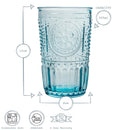 300ml Romantic Highball Glasses - Pack of Four
