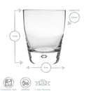 260ml Luna Whisky Glasses - Pack of Four