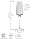 230ml Aurum Champagne Flutes - Pack of Six