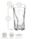 480ml Cassiopea Highball Glasses - Pack of Four