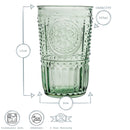 300ml Romantic Highball Glasses - Pack of Four
