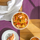 19cm White Toledo Glass Serving Bowl