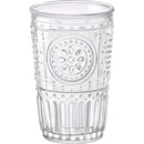 Bormioli Rocco Romantic Glass Tumbler with Vintage Pattern