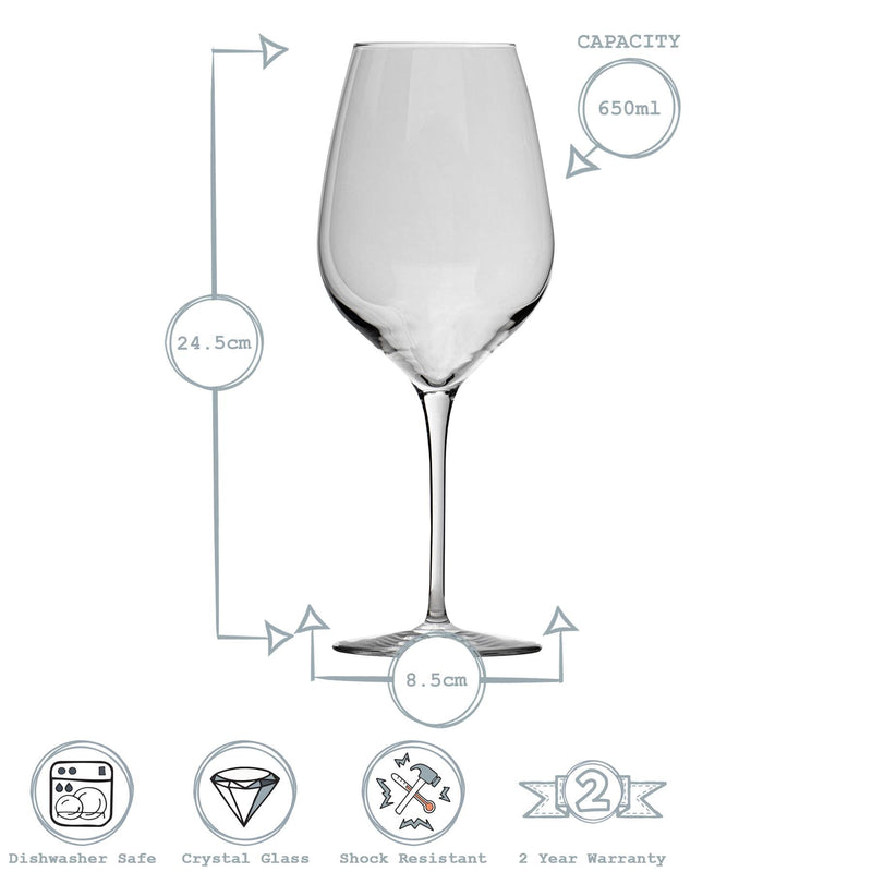 650ml Inalto Tre Sensi Wine Glasses - Pack of Six