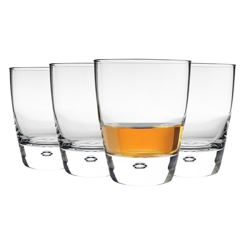 Bormioli Rocco Luna Double Whisky Glasses - 340ml - Pack of 4