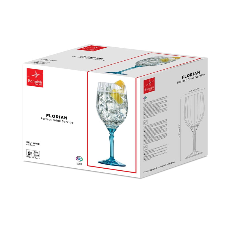 535ml Florian Red Wine Glasses - Pack of Six