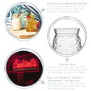 455ml Sour Pineapple Cocktail Glasses - Pack of Six