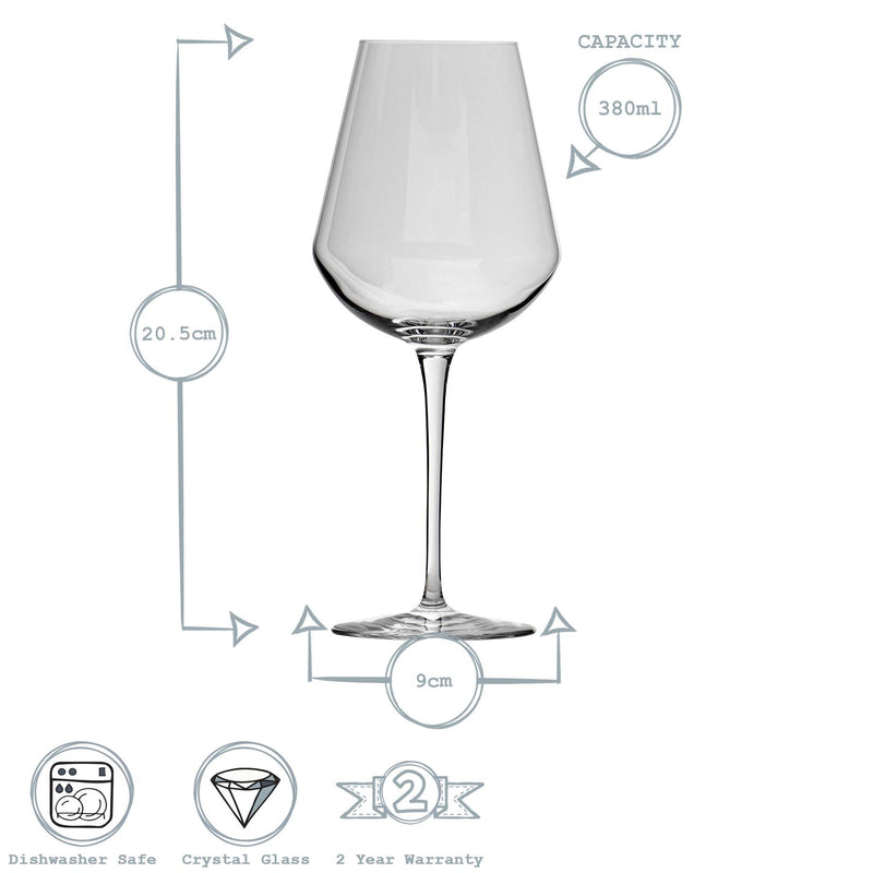 380ml Inalto Uno Wine Glasses - Pack of Six