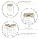 1.5L Quattro Stagioni Glass Storage Jar