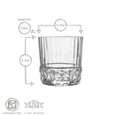 300ml America '20s Tumbler Glasses - Pack of Six