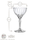 240ml Florian Champagne Cocktail Saucers - Pack of Six