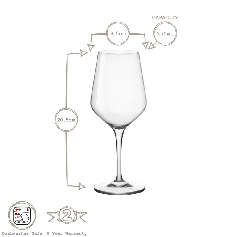 350ml Electra White Wine Glasses - Pack of Six