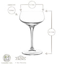 250ml Bartender Novecento Cocktail Glasses - Pack of Six