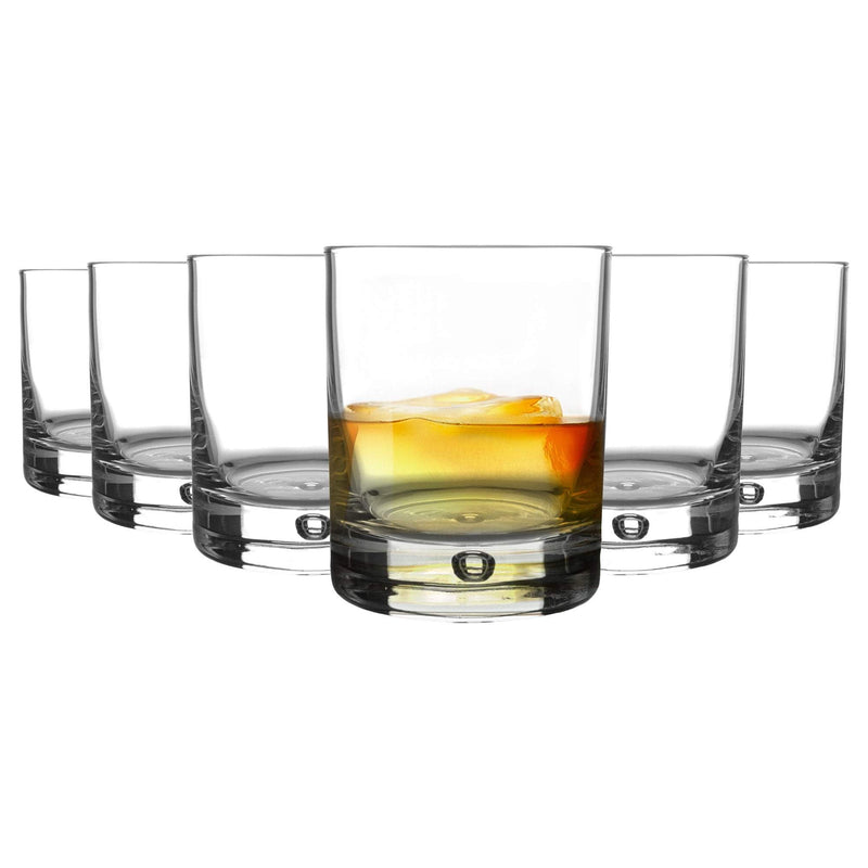 Bormioli Rocco 6 Piece Barglass Whisky Glasses Set - 280ml