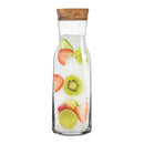 Aquaria Glass Carafe with Cork Lid - 1.2 Litre