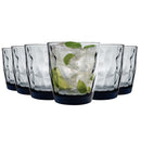 390ml Diamond Tumbler Glasses - Pack of Six
