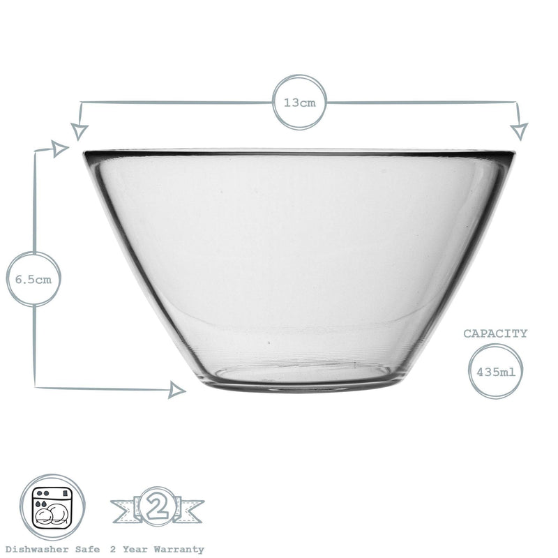 435ml Basic Glass Mixing Bowl