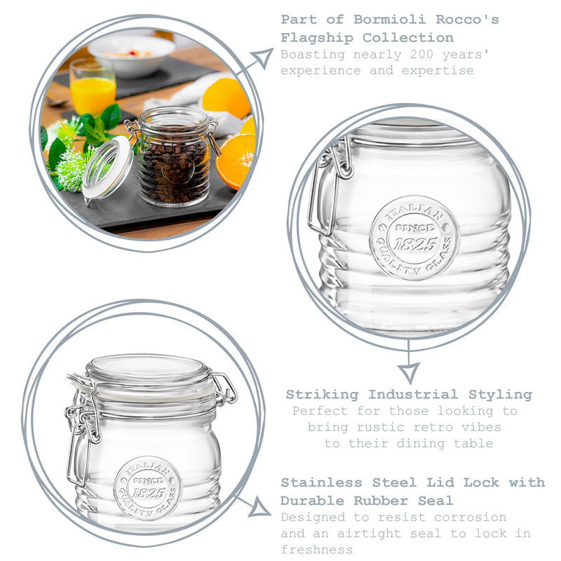 350ml Officina 1825 Glass Storage Jar