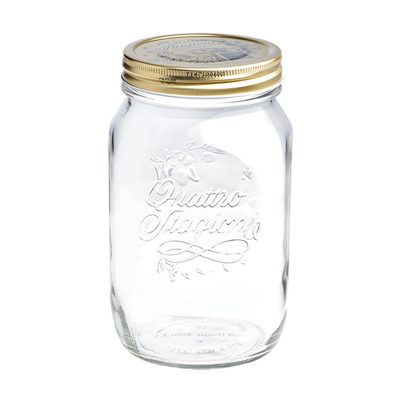 1.5L Quattro Stagioni Glass Storage Jar
