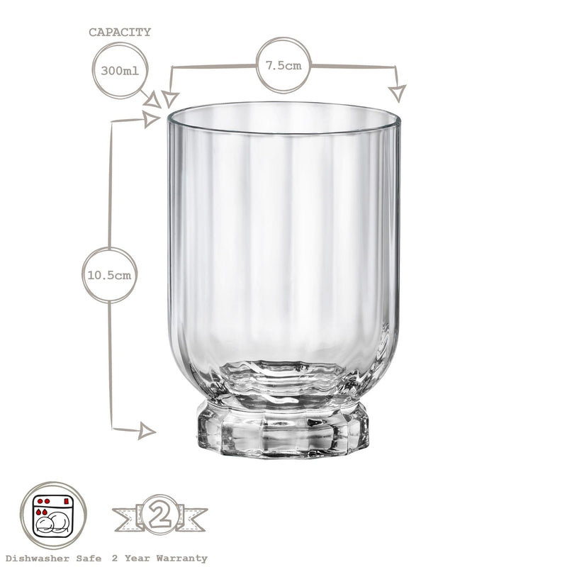 300ml Florian Whisky Glasses - Pack of Six