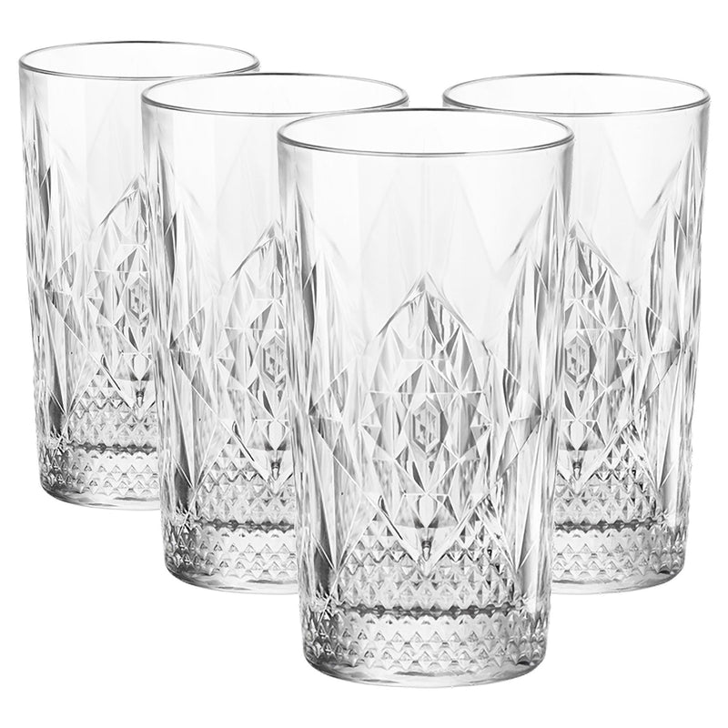 490ml Bartender Stone Highball Glasses - Pack of Four