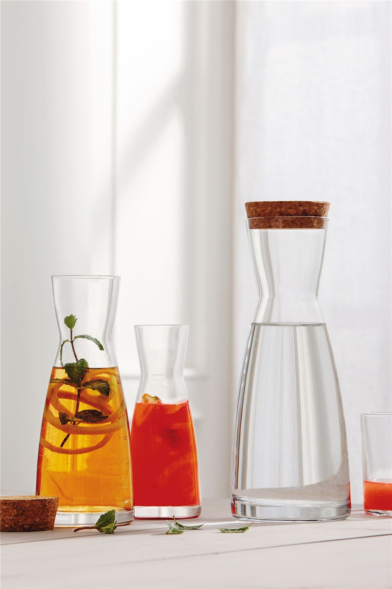 1.1L Ypsilon Glass Carafe with Cork Lid
