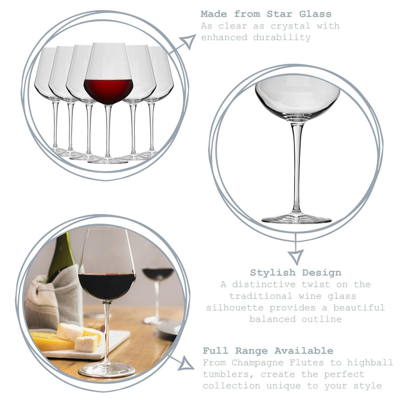 640ml Inalto Uno Wine Glasses - Pack of Six
