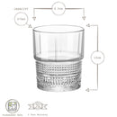 7pc Bartender Novecento Whisky Decanter & Glasses Set - By Bormioli Rocco